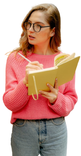 Woman librarian